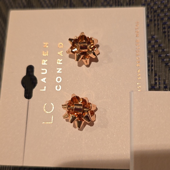 LC LAUREN CONRAD BRAND WOMEN'S HOLIDAY POST PIERCED EARRINGS BUNDLE OF 3 PAIR - Picture 4 of 12